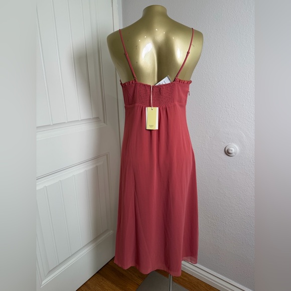 Wilfred Rose Midi Dress with Ruffle Trim 6 - Picture 4 of 6